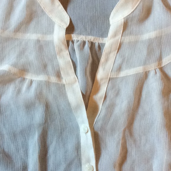 Off White (cream) Worthington Short Sleeved Blouse - Picture 3 of 5